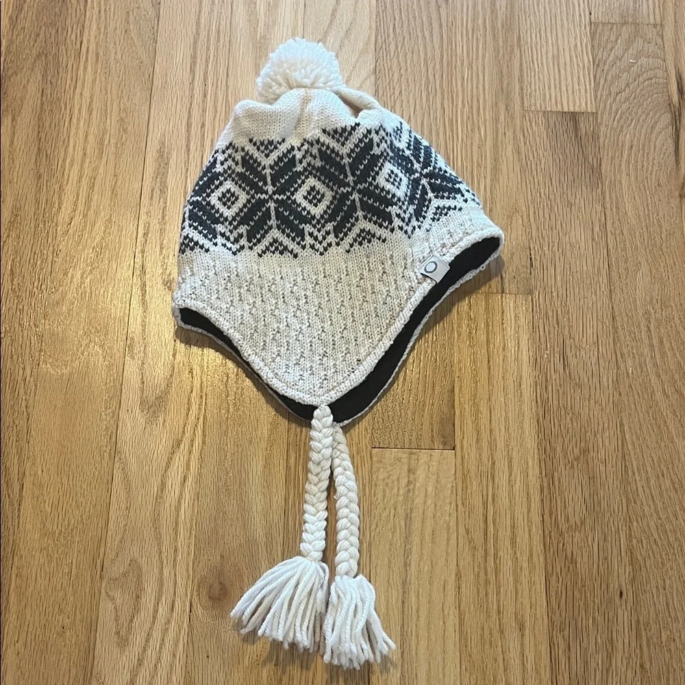 Susan Fosse Wool Snowflake Winter Hat